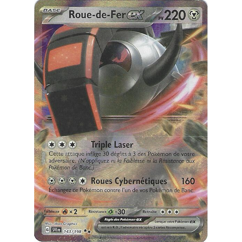 Roue-De-Fer Ex 143/198 SVI Ecarlate Et Violet