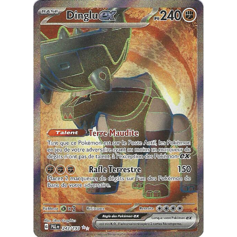 Dinglu Ex 243/193 PAL Evolution à Paldéa