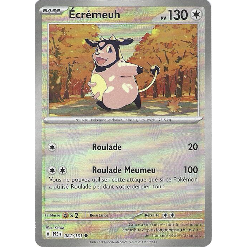 Ecrémeuh 081/131 Pokeball PRE Evolutions Prismatiques