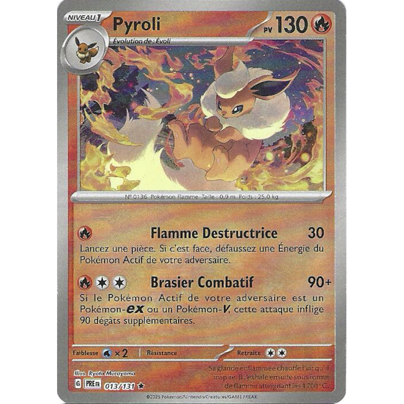 Pyroli 013/131 Pokeball PRE Evolutions Prismatiques