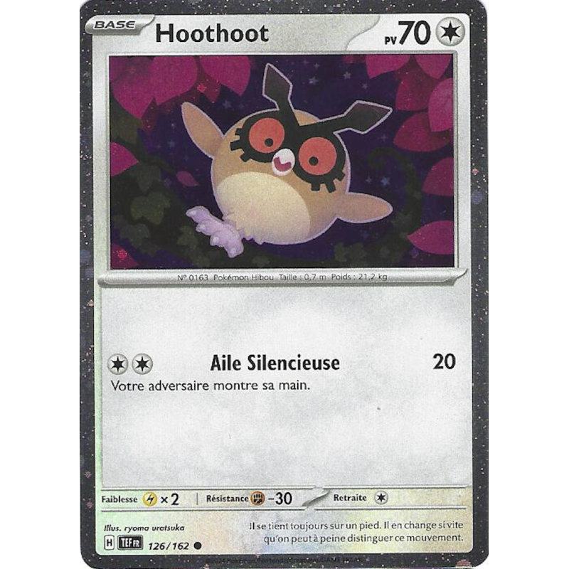 Hoothoot 126/162 Cosmo Holo TEF Forces Temporelles