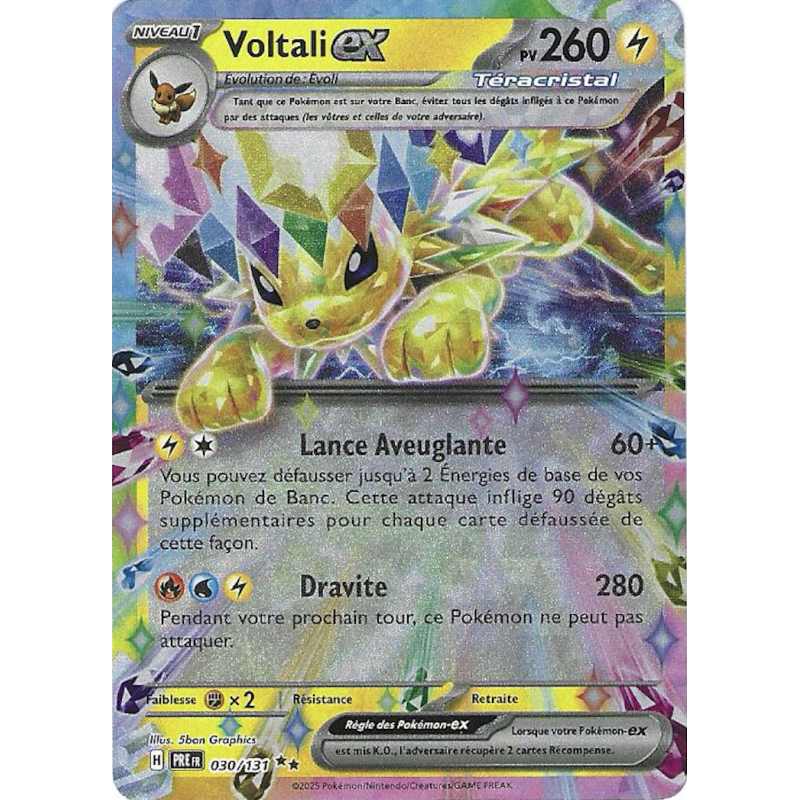 Voltali Ex 030/131 PRE Evolutions Prismatiques