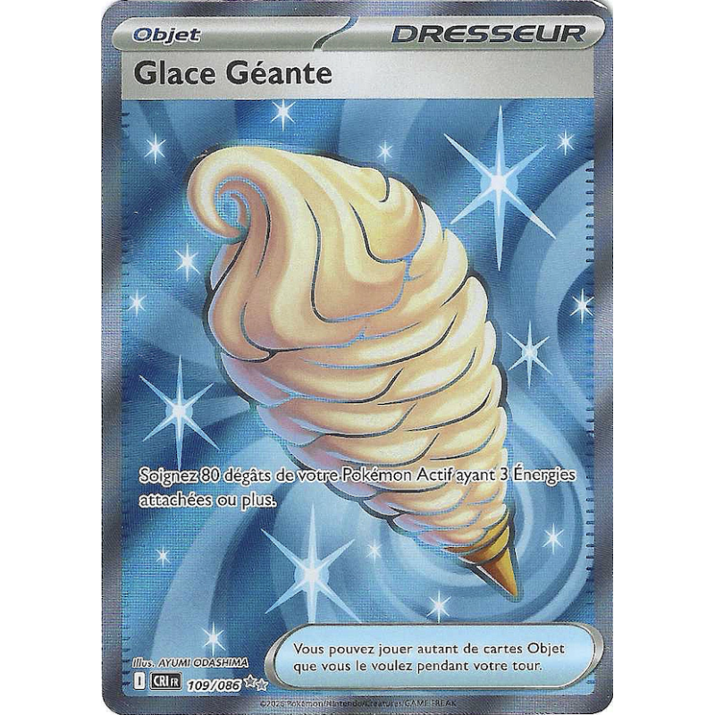Dresseur Glace Géante 109/086 CRI Chaos Ascendant