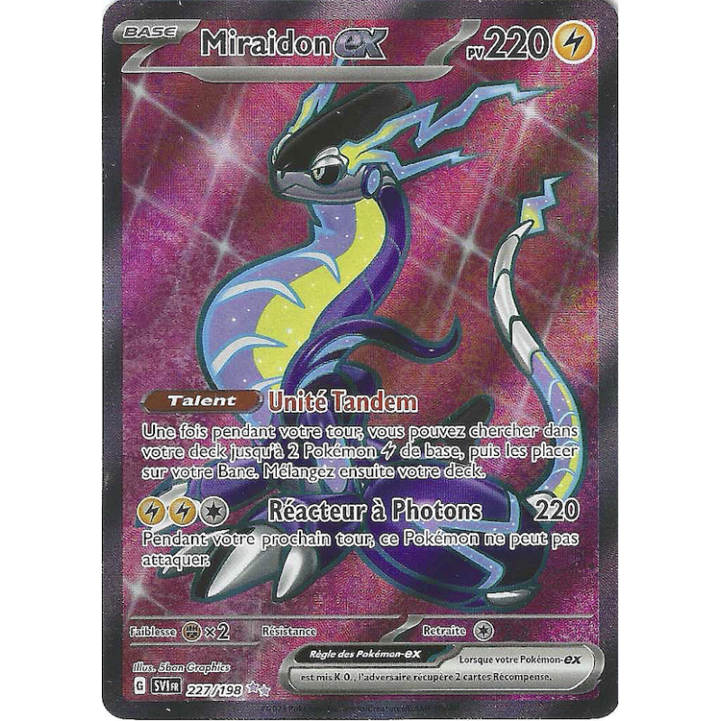 Miraidon Ex 227/198 SVI Ecarlate Et Violet