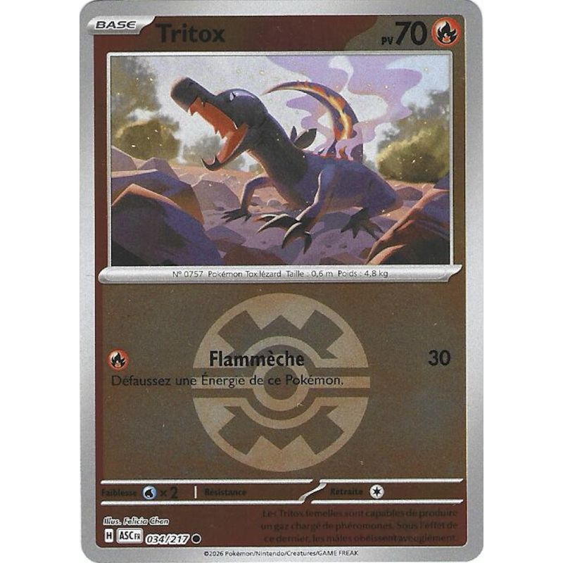Tritox 034/217 Reverse Pokeball ASC Héros Transcendants