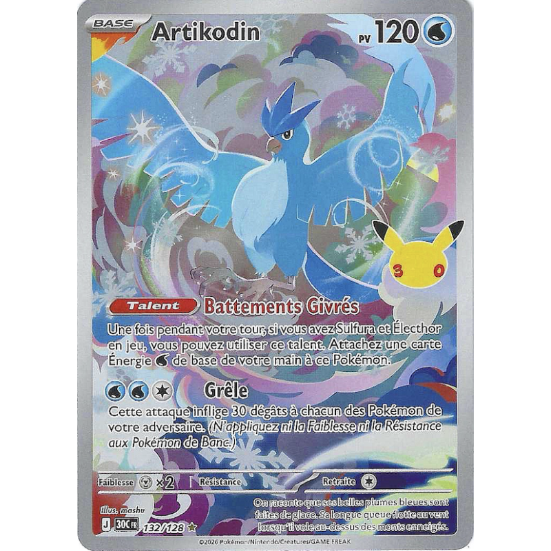 Artikodin 132/128 30C 30ans ME05.5
