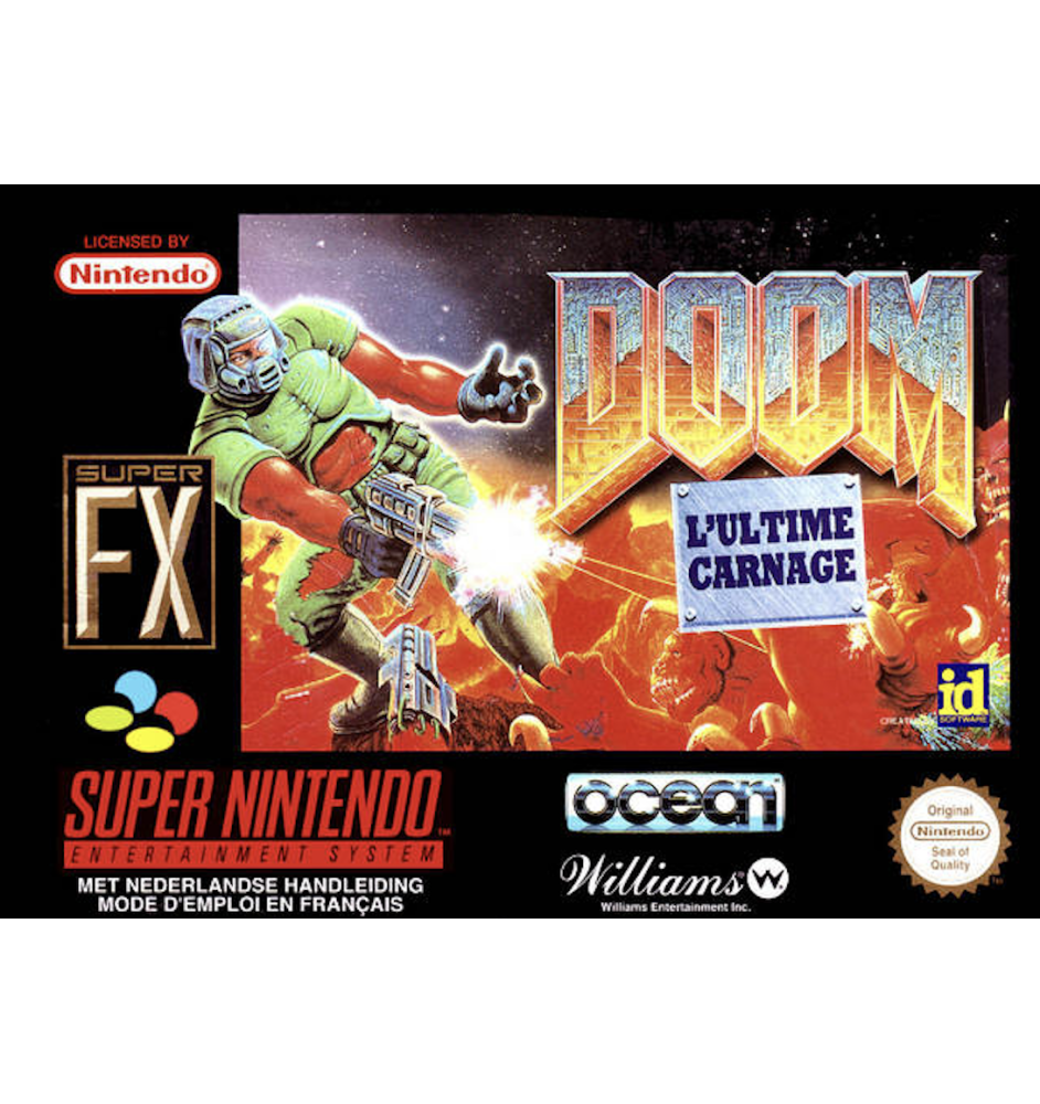 SNES Doom L’Ultime Carnage Loose FAH