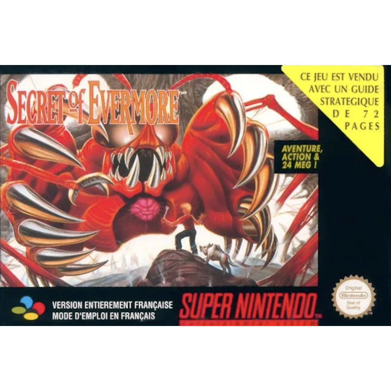 SNES Secret Of Evermore Loose FRA