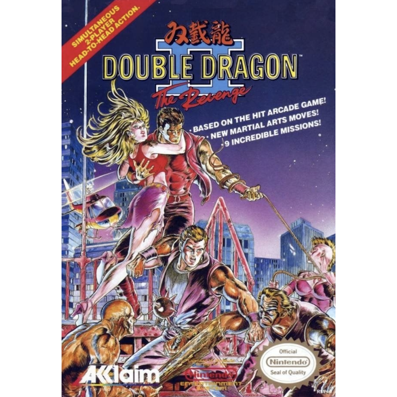 NES Double Dragon II Loose EEC