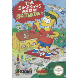 NES The Simpsons Bart Vs The Space Mutants Sn FAH