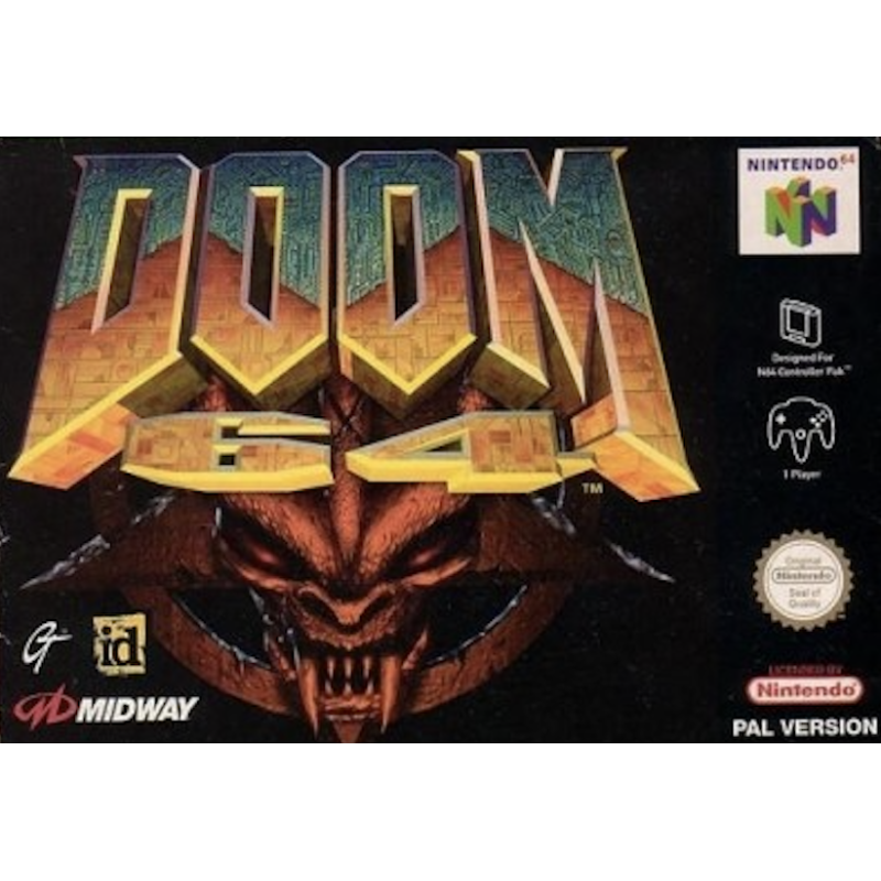 N64 Doom 64 Loose EUR