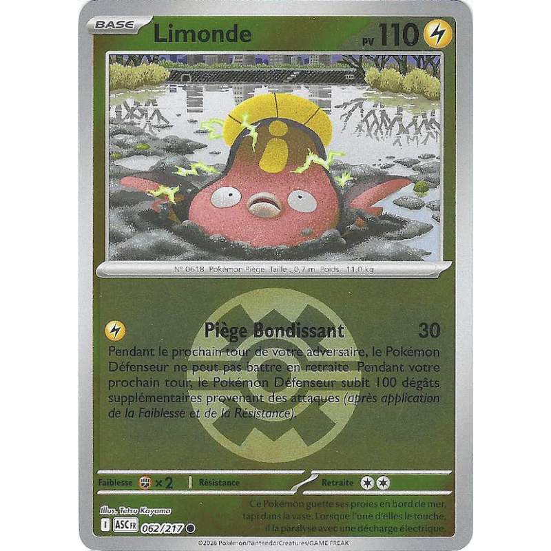 Limonde 062/217 Reverse Pokéball ASC Héros Transcendants