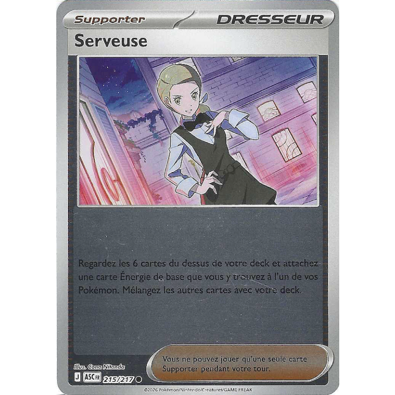 Dresseur Serveuse 215/217 Reverse ASC Héros Transcendants
