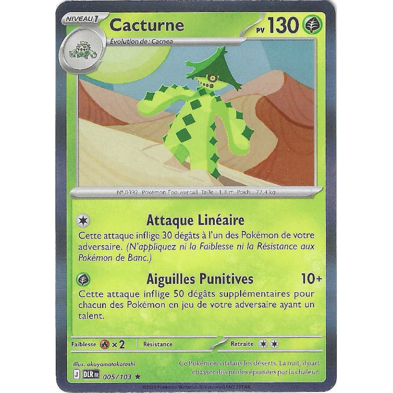 Cacturne 005/103 Holo DLR Règne Delta