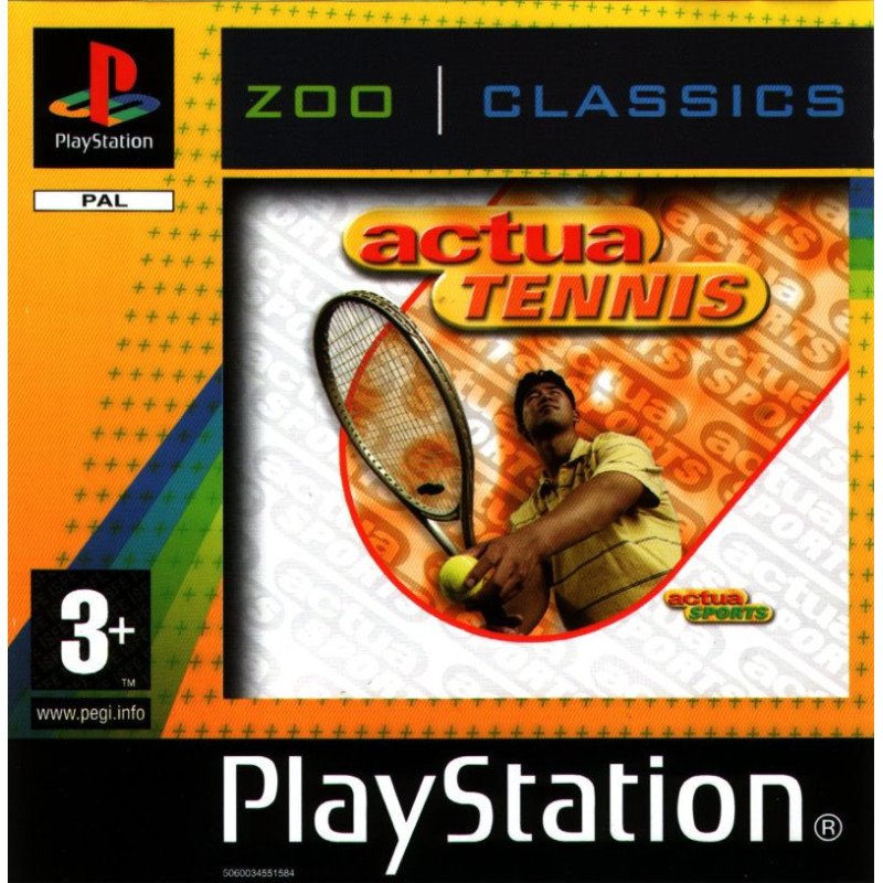 PS1 Actua Tennis Classic Cib