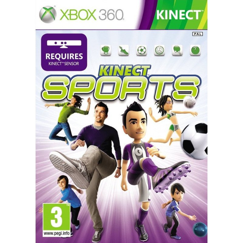 Xbox 360 Kinect Sports cib