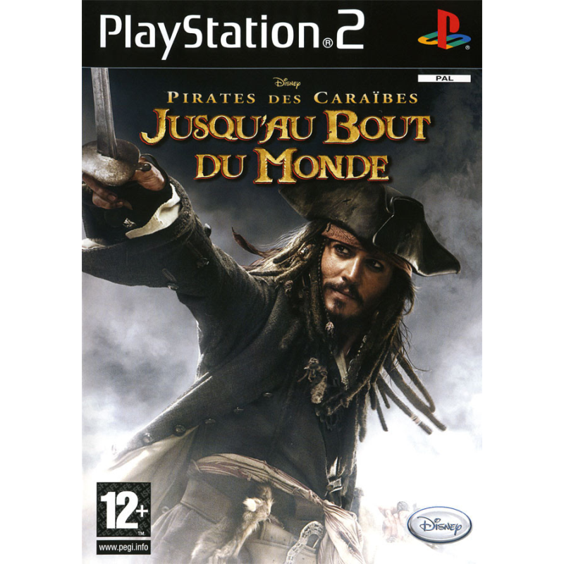 PS2 Disney Pirates Des Caraïbes Jusqu'au Bout Du Monde Cib