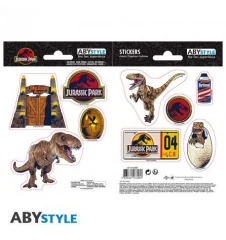 Set Stickers Jurassic Park x2