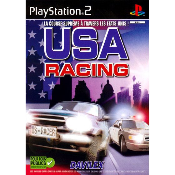 PS2 Usa Racing Cib