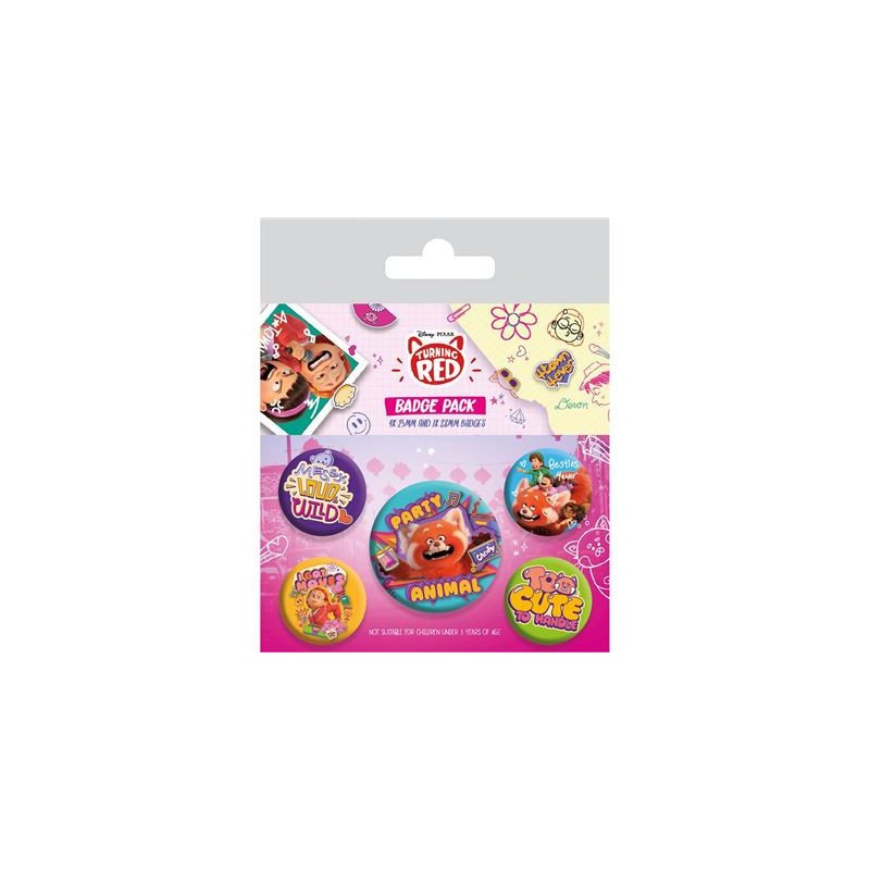 Alerte Rouge Besties Pack 5 Badges