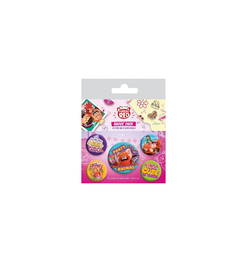 Alerte Rouge Besties Pack 5 Badges