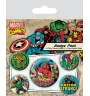 pack 5 Badges Marvel pack 5 Badges