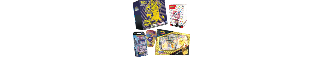 Coffret, deck et tins Pokemon