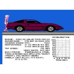 Nes Corvette Zr-1 Challenge Loose + Notice