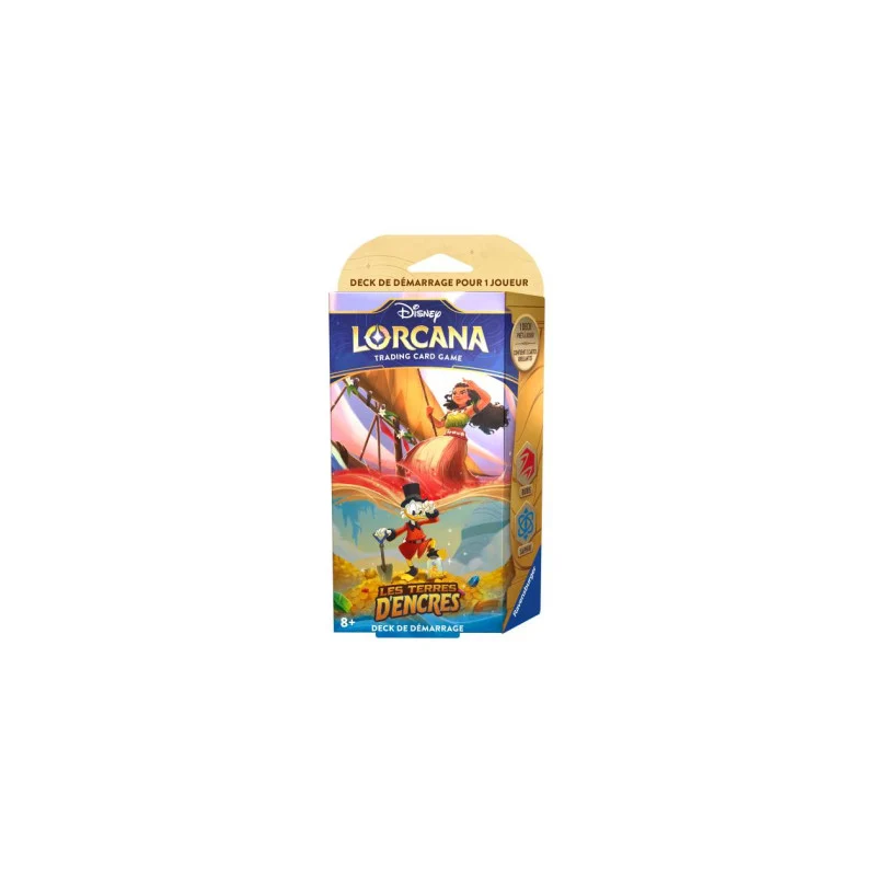 Disney Lorcana Tcg Starter Deck set 3 Les Terres D'encres Fr