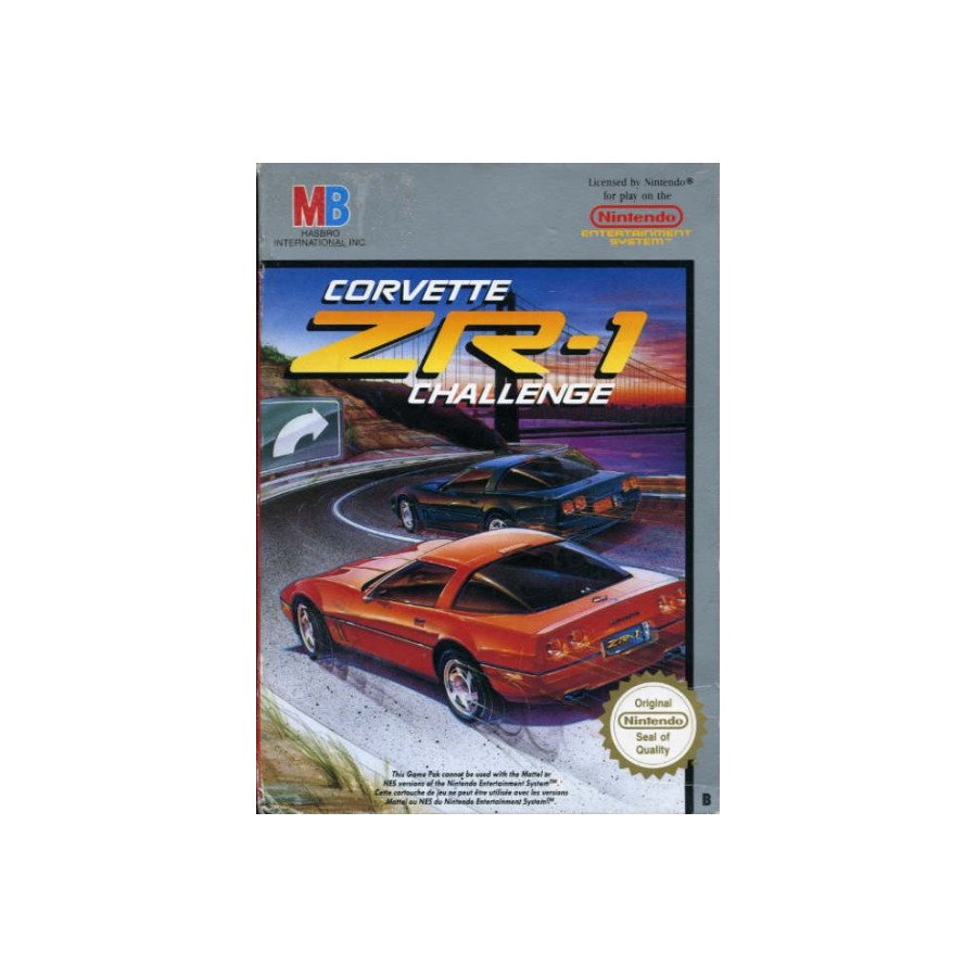 Nes Corvette Zr-1 Challenge Loose + Notice