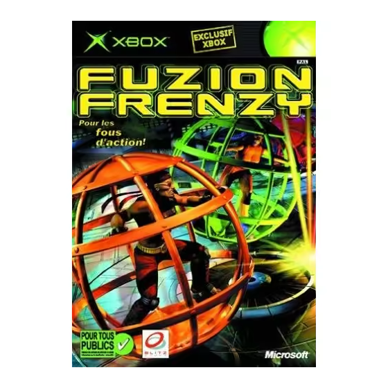 Xbox 1ere Fuzion Frenzy Cib