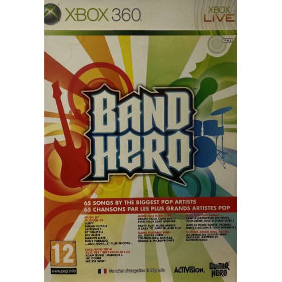 Xbox 360 Band Hero Cib
