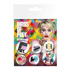 Pack De 6 Badges Harley Quinn